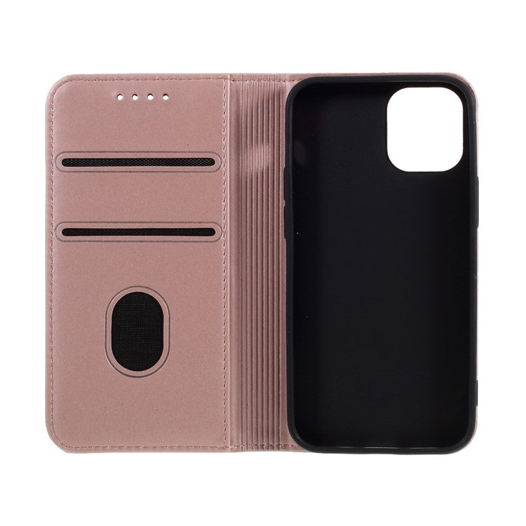 Liquid Silicone Touch with Leather Wallet Stand Case for iPhone 12 min