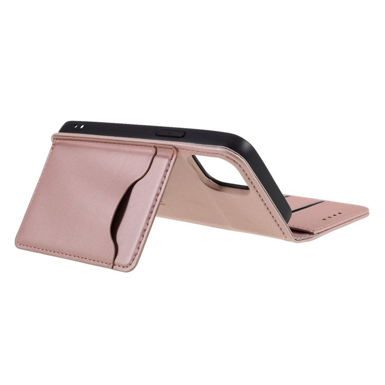 Liquid Silicone Touch with Leather Wallet Stand Case for iPhone 12 min