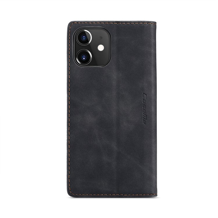 CASEME 013 Series Wallet Stand Auto-absorbed Leather Cover for iPhone 12 min