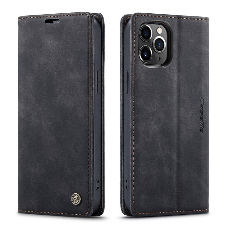 CASEME 013 Series Wallet Auto-absorbed Leather Flip Case for iPhone 12 Pro Max 6.7 inc