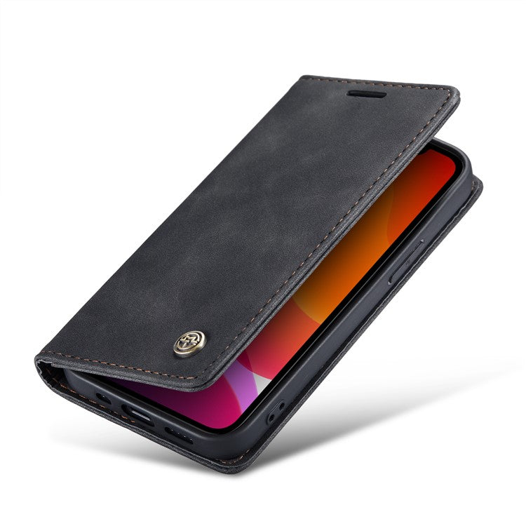 CASEME 013 Series Wallet Auto-absorbed Leather Flip Case for iPhone 12 Pro Max 6.7 inc