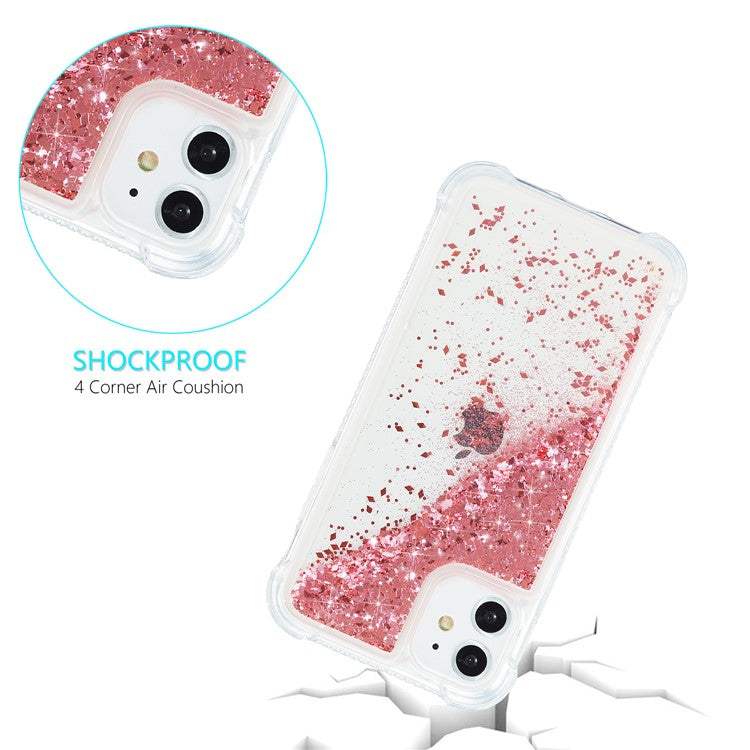 Glitter Powder Quicksand TPU Phone Cover for iPhone 12 Pro/1