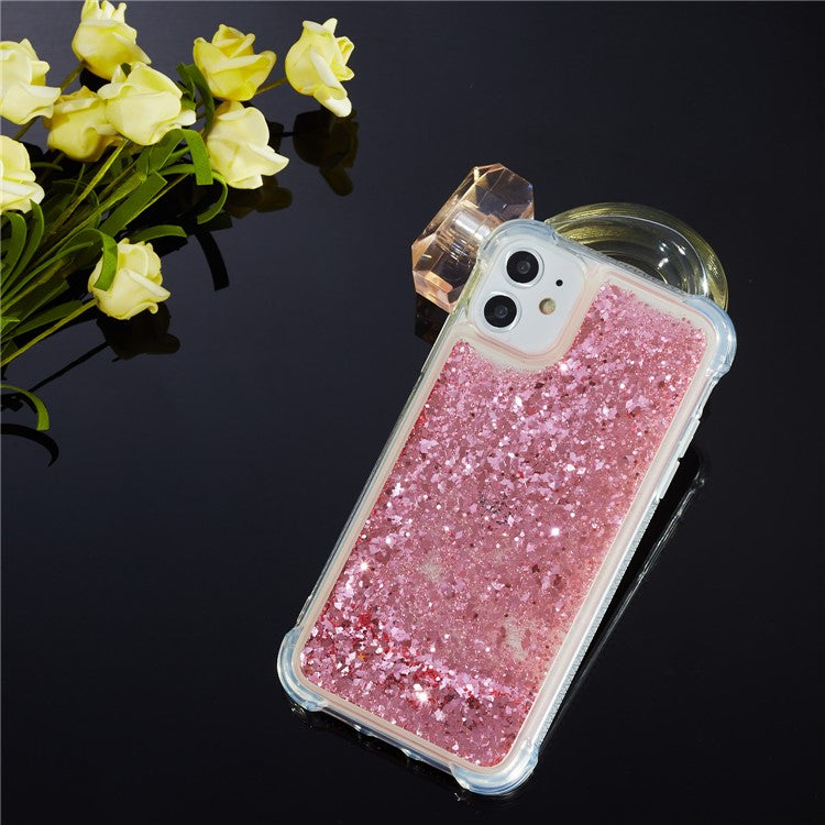 Glitter Powder Quicksand TPU Phone Cover for iPhone 12 Pro/1