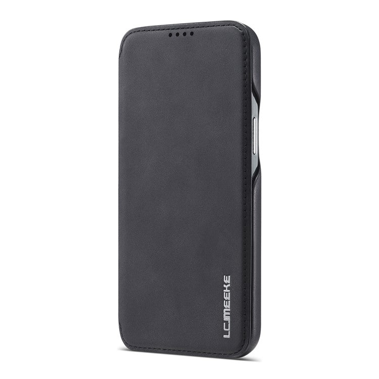 LC.IMEEKE Retro Style Protector Leather Phone Case with Card Holder for iPhone 12 Pro/1