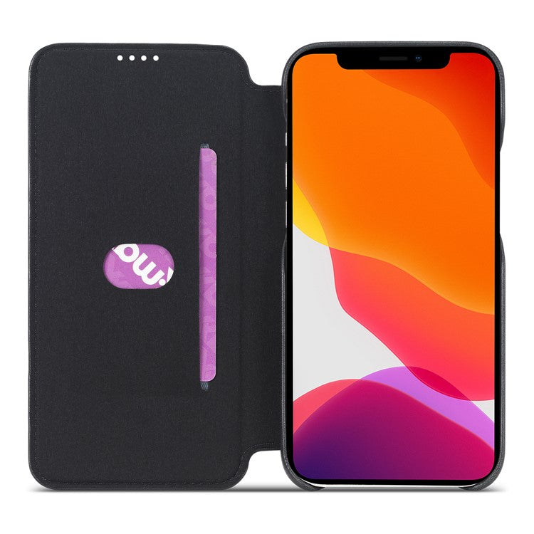 LC.IMEEKE Retro Style Protector Leather Phone Case with Card Holder for iPhone 12 Pro/1