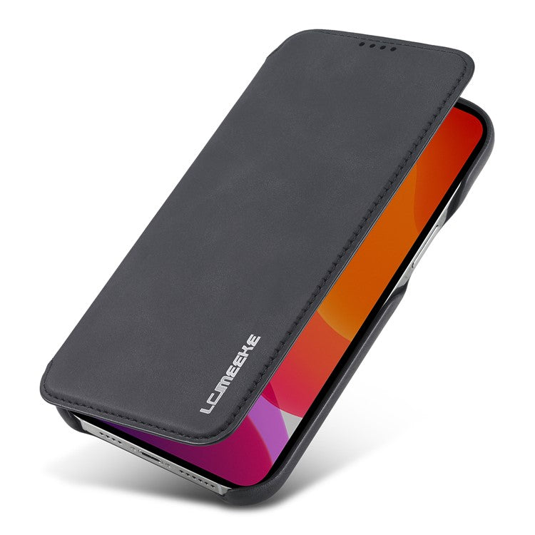 LC.IMEEKE Retro Style Protector Leather Phone Case with Card Holder for iPhone 12 Pro/1