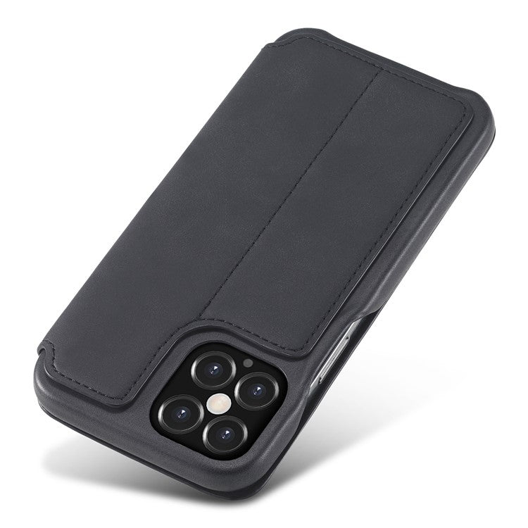 LC.IMEEKE Retro Style Protector Leather Phone Case with Card Holder for iPhone 12 Pro/1