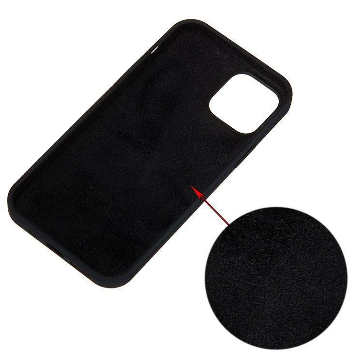 Soft Liquid Silicone Back Mobile Phone Case for iPhone 12 mini Colorful Phone Accessor