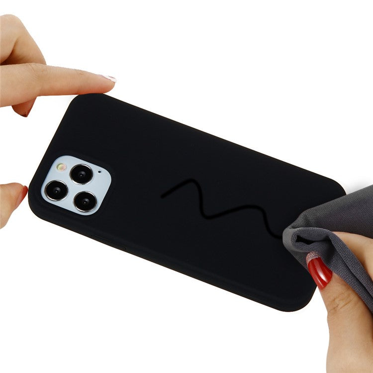 Soft Liquid Silicone Back Mobile Phone Case for iPhone 12 mini Colorful Phone Accessor