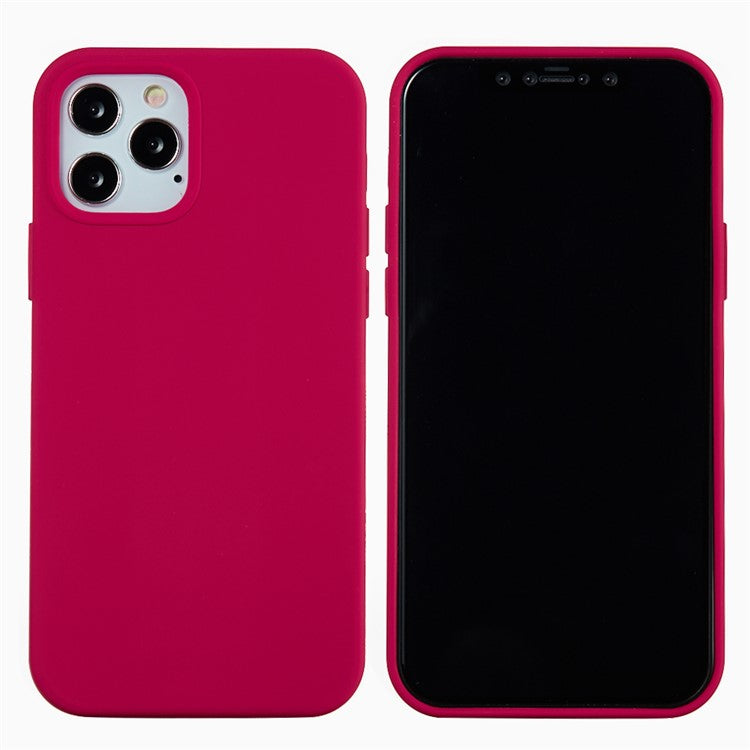 Soft Liquid Silicone Back Mobile Phone Case for iPhone 12 mini Colorful Phone Accessor