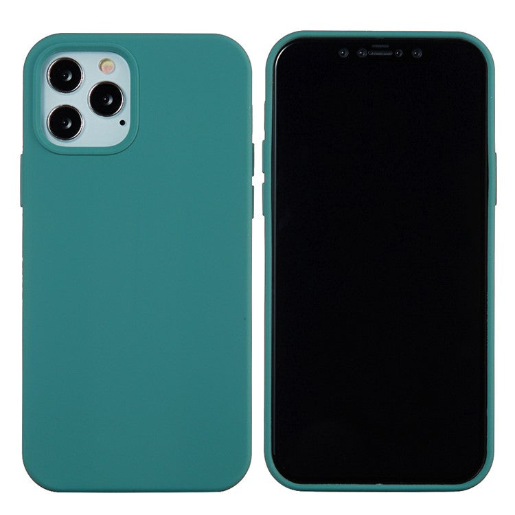 Soft Liquid Silicone Back Mobile Phone Case for iPhone 12 mini Colorful Phone Accessor