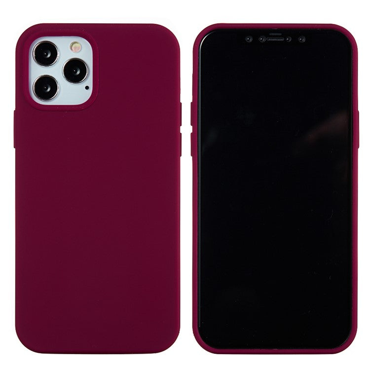Soft Liquid Silicone Back Mobile Phone Case for iPhone 12 mini Colorful Phone Accessor