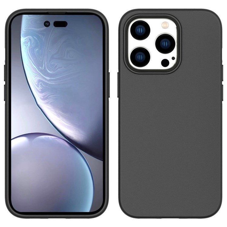 För iPhone 14 Pro 6,1 tum Anti-Scratch Mjuk TPU-skal Mattfinish Lätt telefonskal