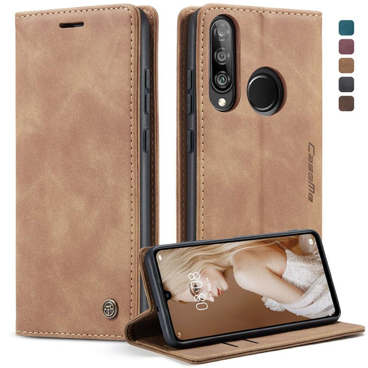 CASEME 013-serien Autoabsorberat plånboksfodral i läder för Huawei P30 Lite