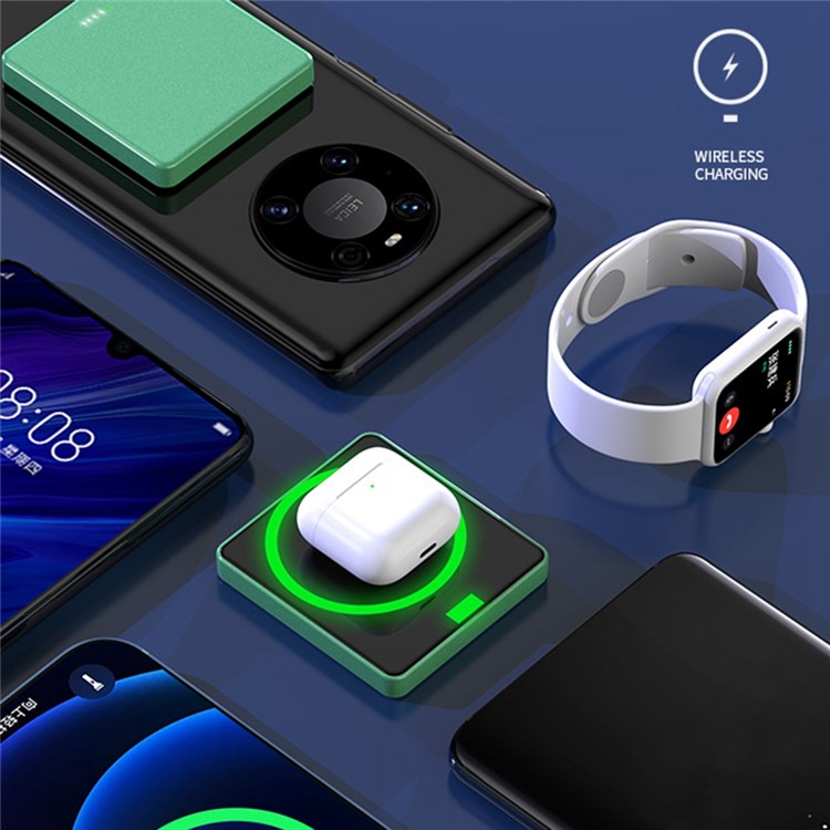 E30 10000mAh Magnetic Power Bank 15W Wireless Charging PD + QC 20W External Battery Pack Phone Charge