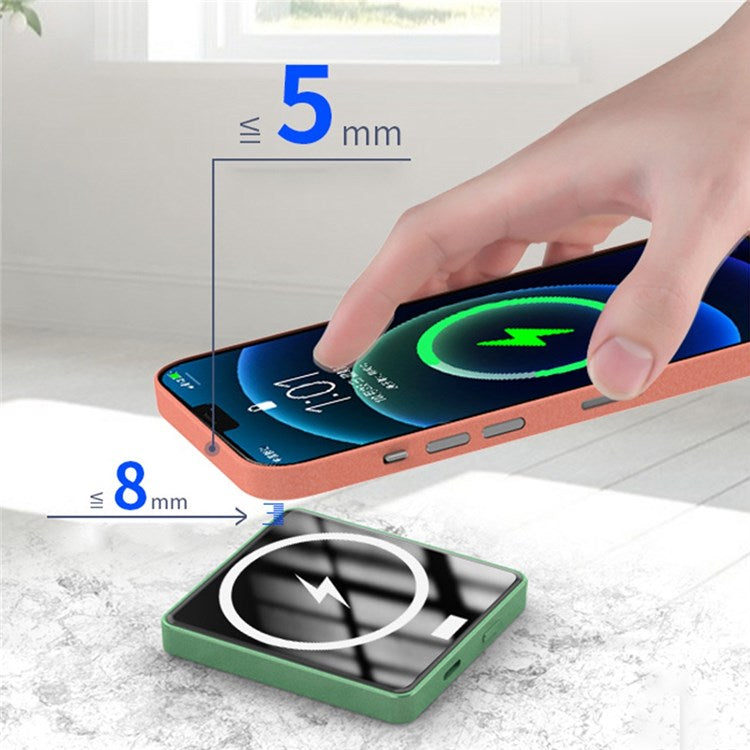 E30 10000mAh Magnetic Power Bank 15W Wireless Charging PD + QC 20W External Battery Pack Phone Charge