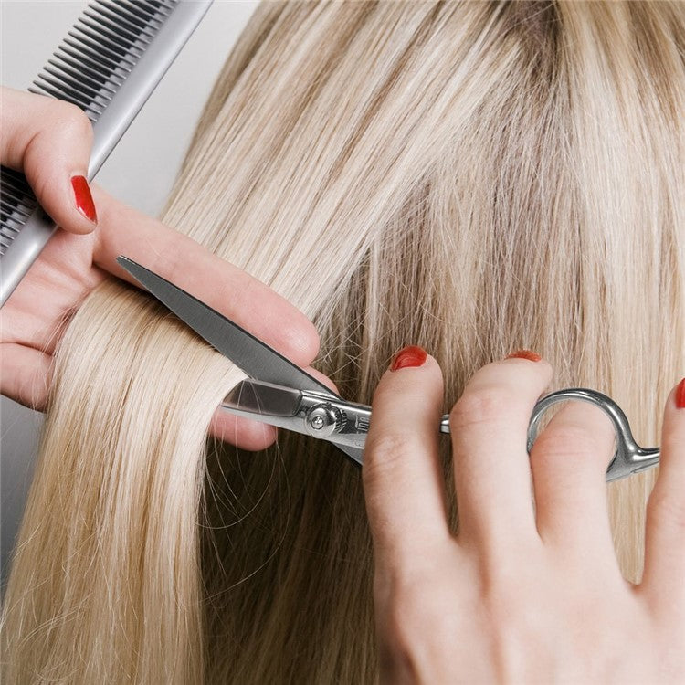 Pack of 6 Inch Hair Cutting Scissors and Barber Thinning Shears