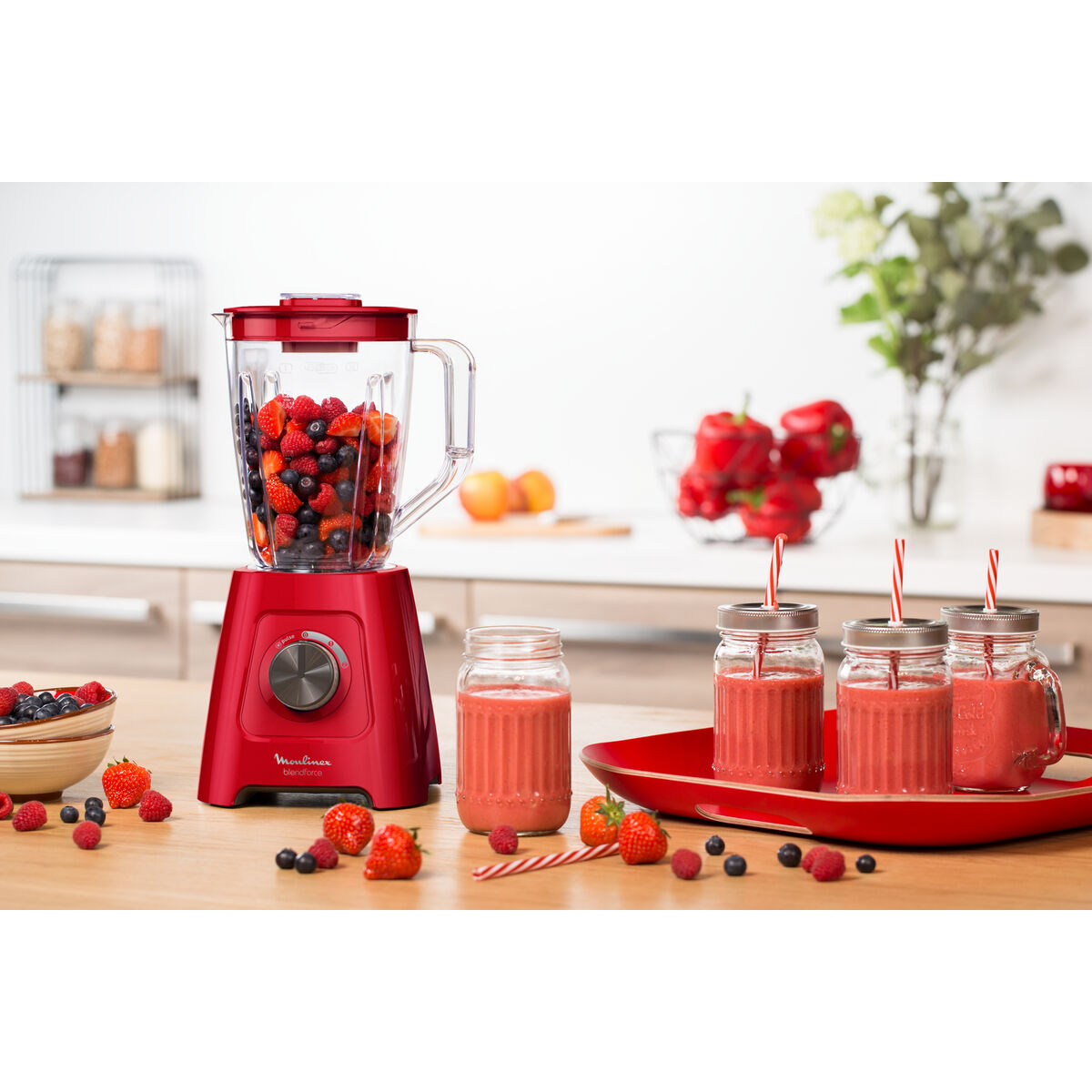 Koppmixer Moulinex LM420510 1,25 L 600W 600 W 550 W Röd 2 L
