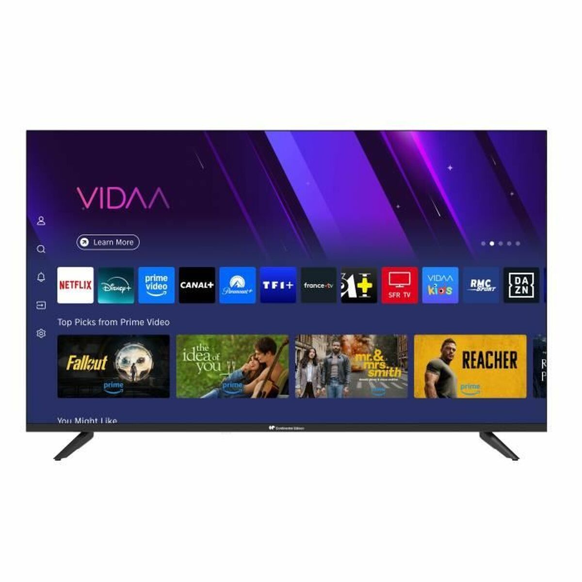 Continental Edison Smart Tv Continental Edison Celed43Svqld25B6 43" Dled Uhd 4K