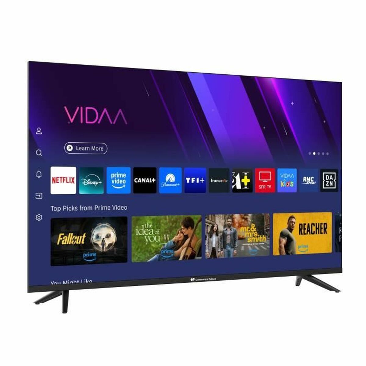 Continental Edison Smart Tv Continental Edison Celed43Svqld25B6 43" Dled Uhd 4K