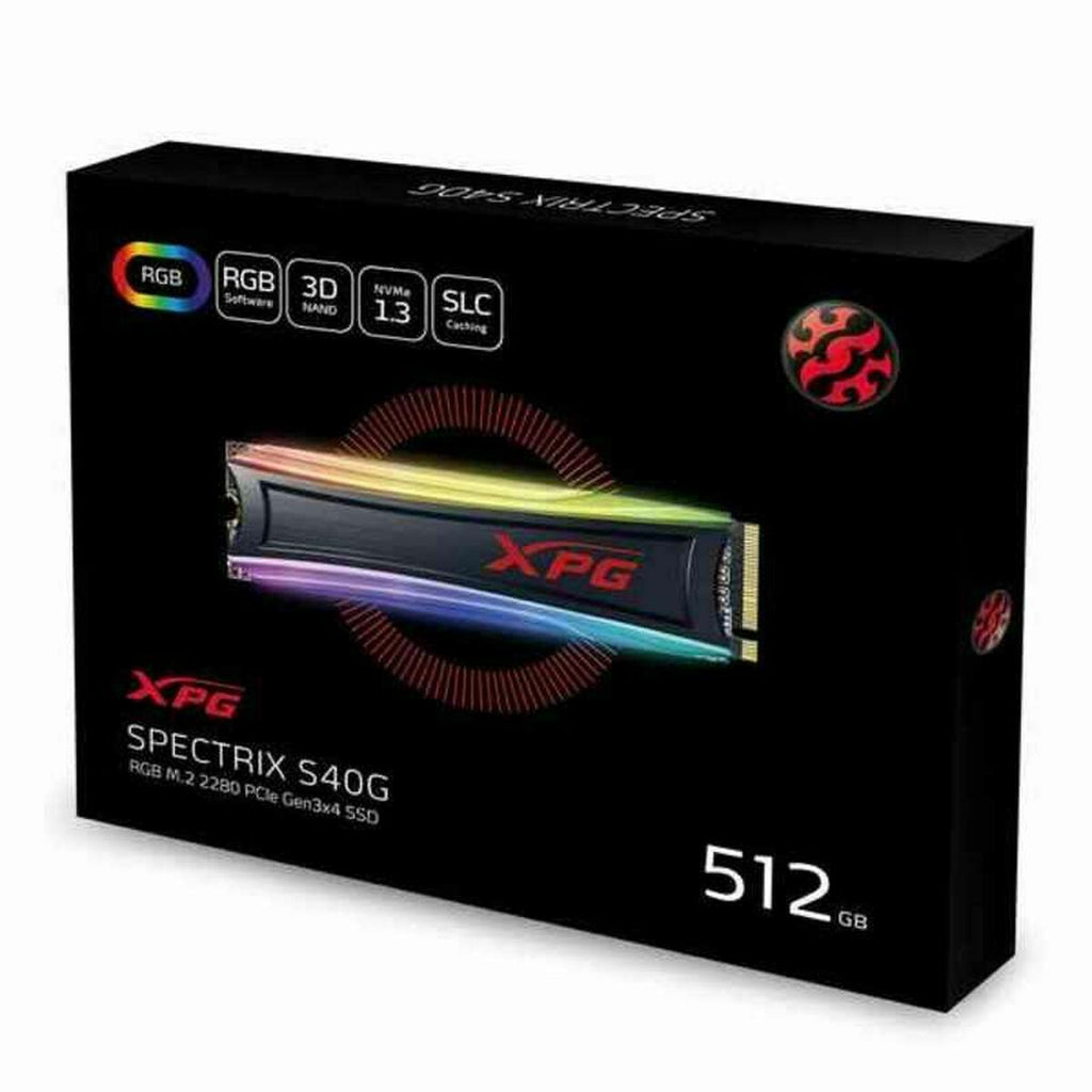 Hårddisk Adata XPG S40G 512 GB SSD M.2 LED RGB