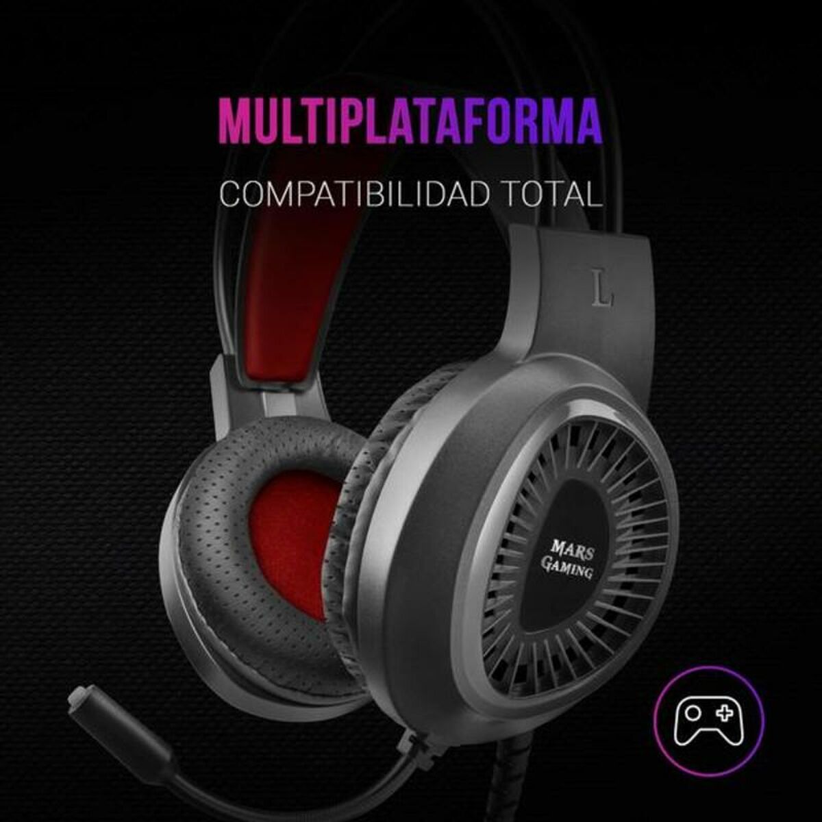 Gaminghörlur med mikrofon Mars Gaming MH120 PC PS4 PS5 XBOX