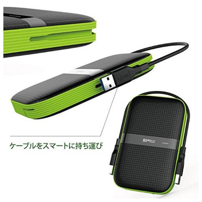 Extern hårddisk Silicon Power A60 2.5" USB 3.0 1 TB Stötsäker