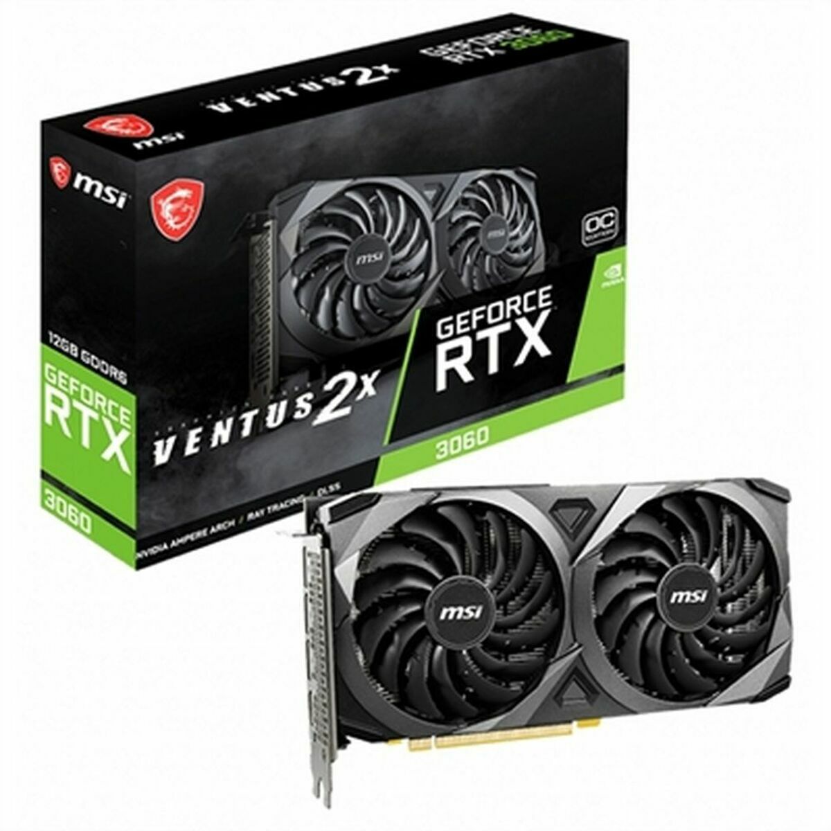 Grafikkort MSI GeForce RTX 3060 12 GB RAM 12 GB GDDR6