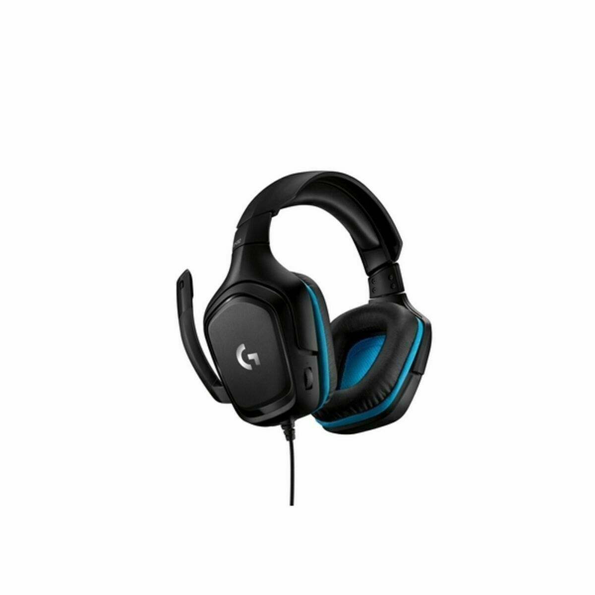 Gamingheadset med mikrofon Logitech G432 Svart Blå Blå/Svart