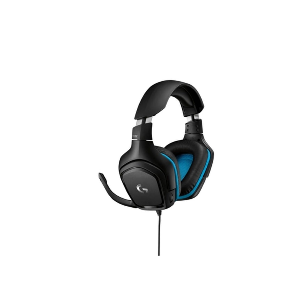 Gamingheadset med mikrofon Logitech G432 Svart Blå Blå/Svart
