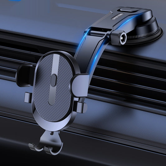 Car-mounted Mobile Phone Bracket With Hook Rotating Air Outlet