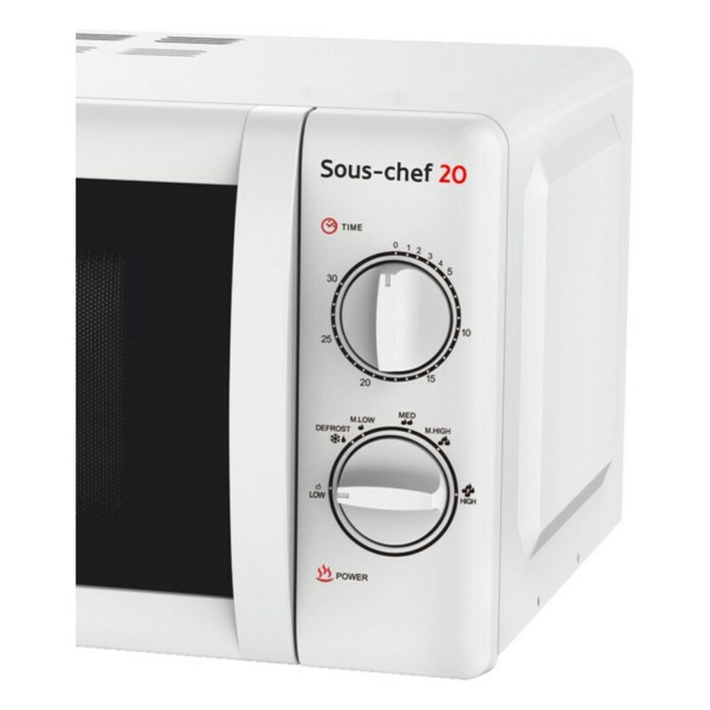 Mikrovågsugn Haeger Sous-chef 20 20 L Vit 700 W (20 L) 700W