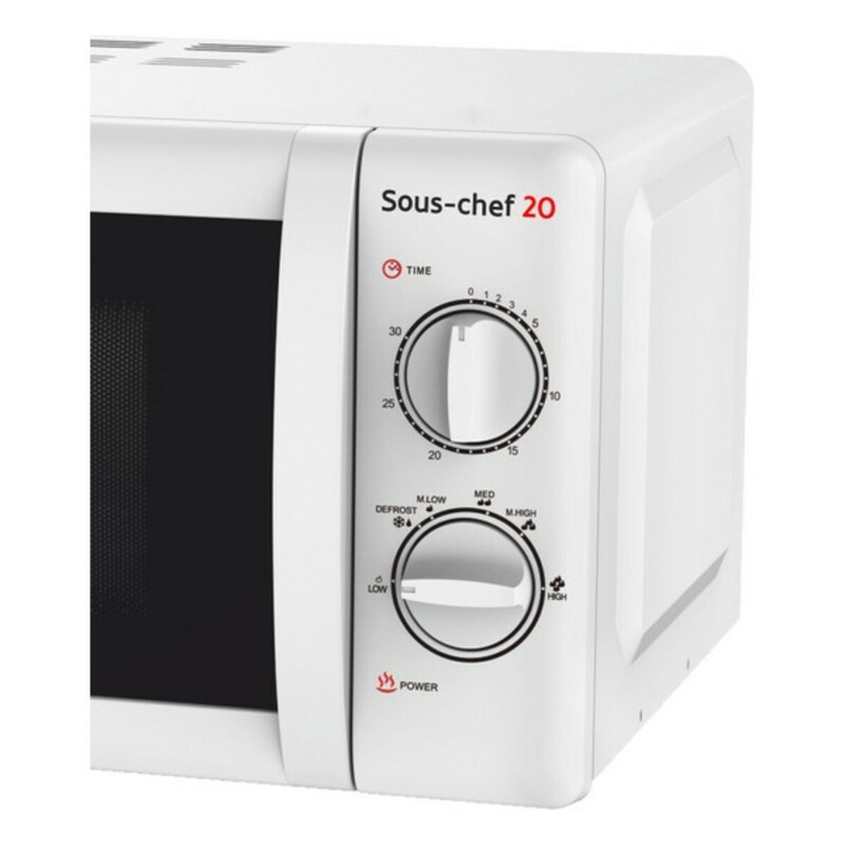 Mikrovågsugn Haeger Sous-chef 20 20 L Vit 700 W (20 L) 700W