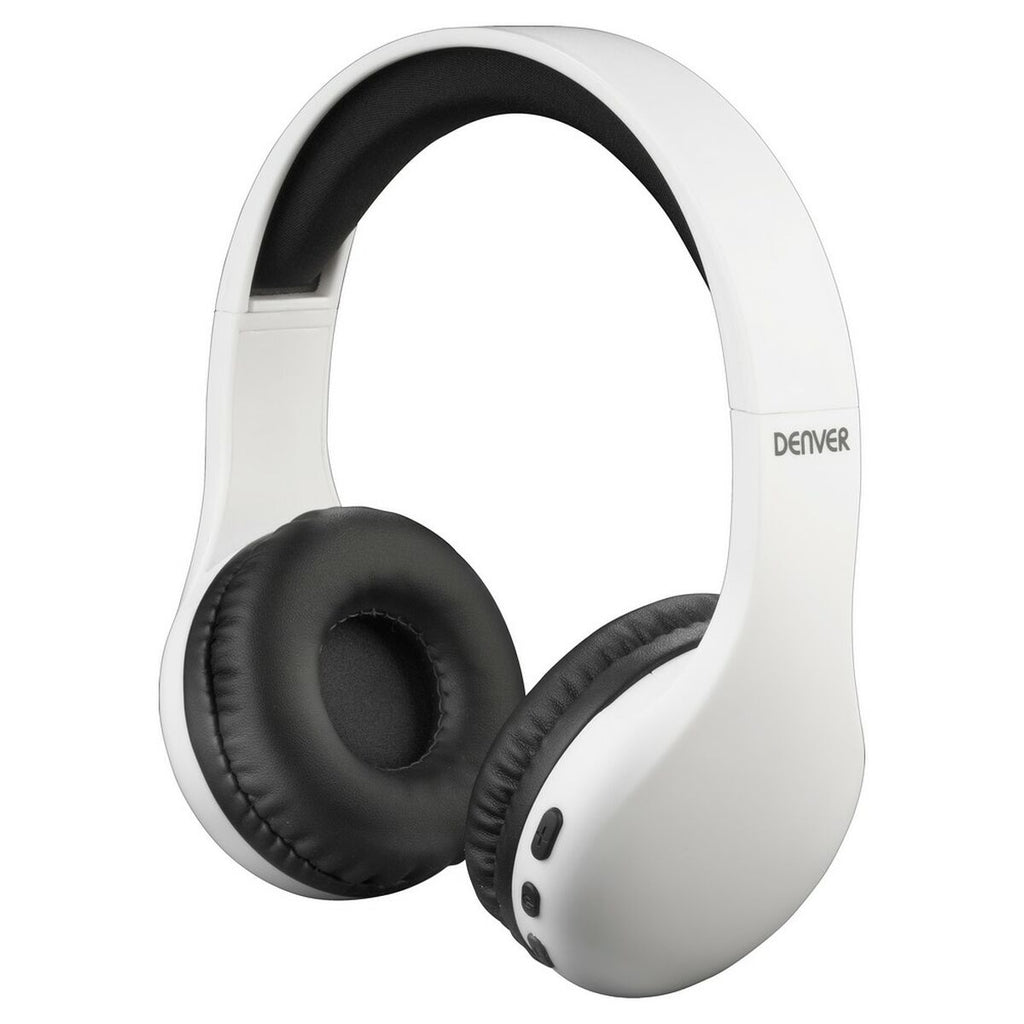 Hörlurar med huvudband Denver Electronics BTH-240 Vita