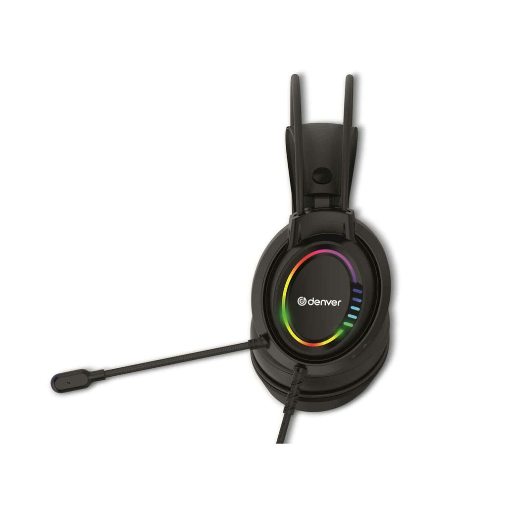 Hörlurar med mikrofon Denver Electronics GHS130 Svart Gaming