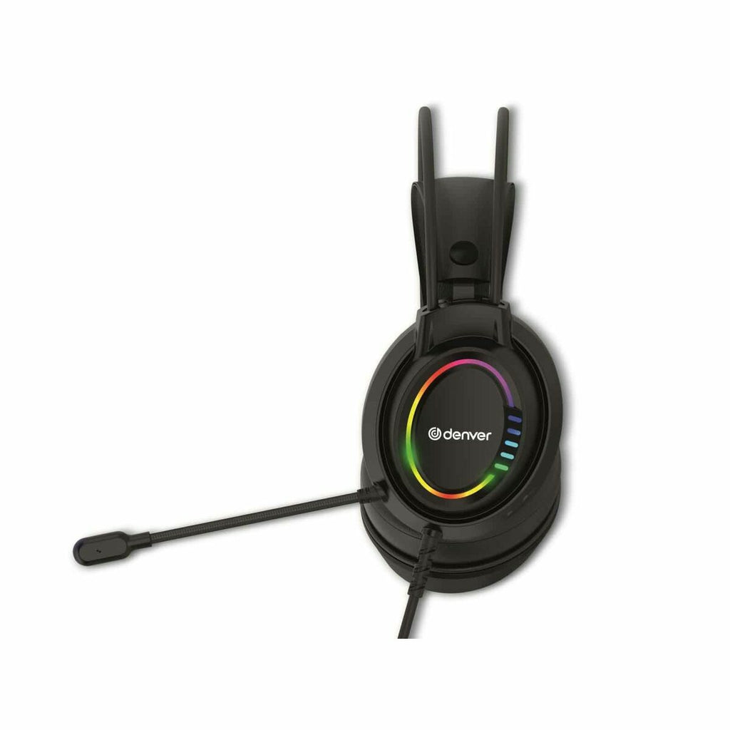 Hörlurar med mikrofon Denver Electronics GHS130 Svart Gaming