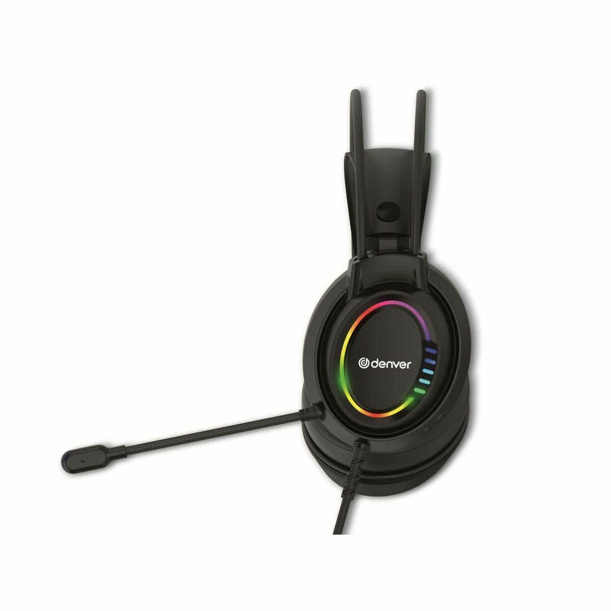Hörlurar med mikrofon Denver Electronics GHS130 Svart Gaming