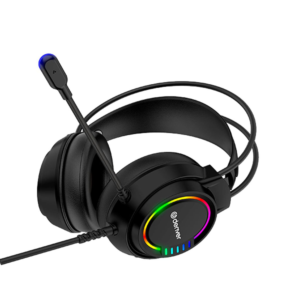 Hörlurar med mikrofon Denver Electronics GHS130 Svart Gaming