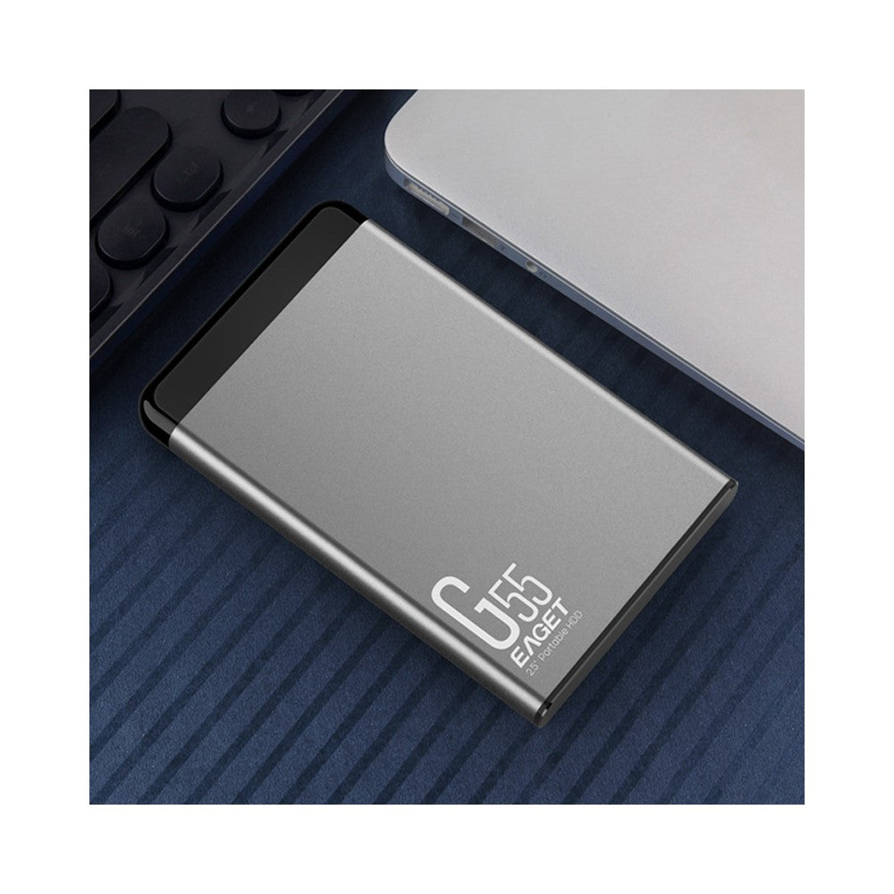 EAGET G55 1TB 2.5 Inch Portable External Hard Drive USB 3.0 HDD Storage Drive with 110MB / s Read Speed