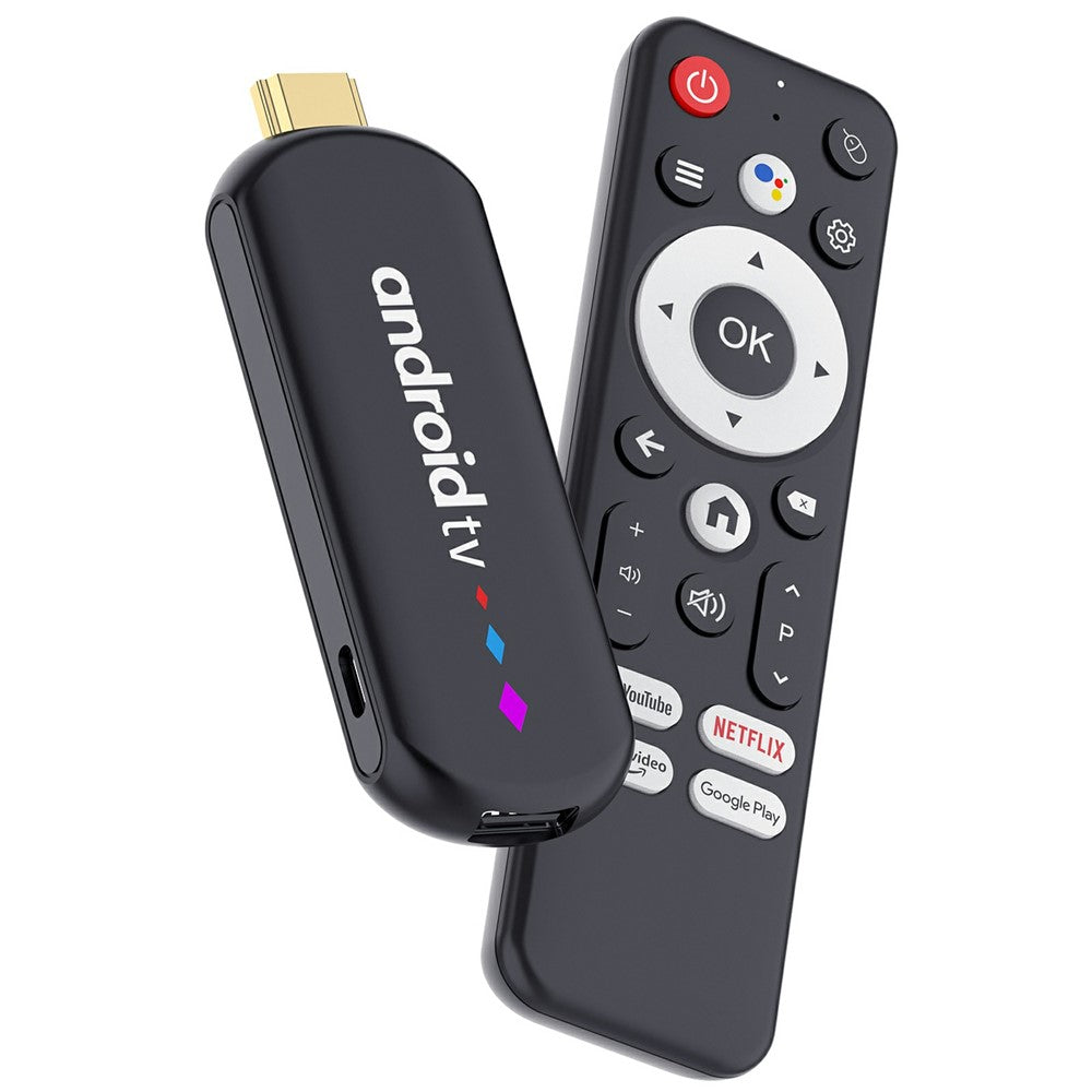 H96 MAX S905L3 2+16GB TV Stick 4K Android TV Box HDR Streaming Player WiFi Bluetooth-Compatible Smart TV Stick