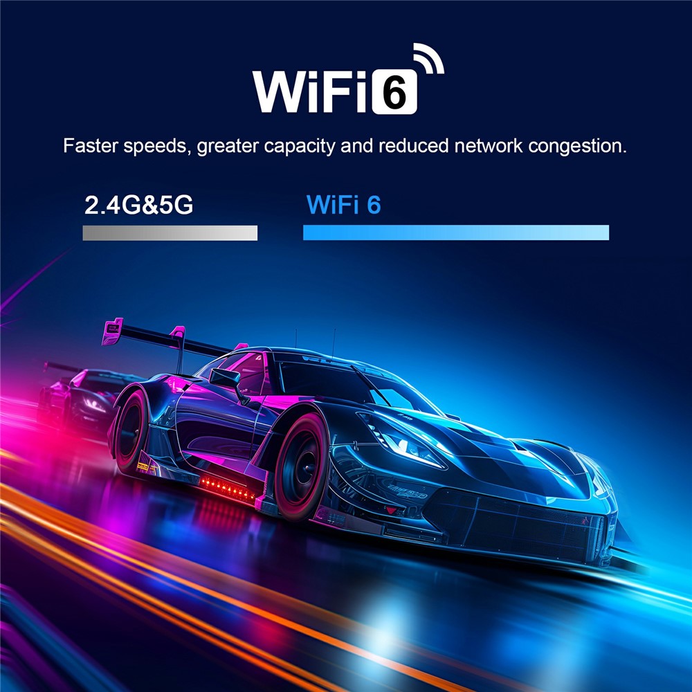 H96 MAX M2 Plus RK3528 Android 14.0 TV Box 4GB RAM + 128GB ROM 8K Ultra HD Streaming Device WiFi 6 BT5.4 Media Player