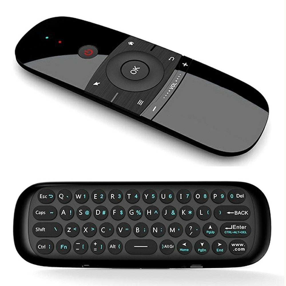 W1 Air Mouse 2.4G Wireless Remote Control Mini Keyboard IR Learning Control Device for Smart TV Android Box PC