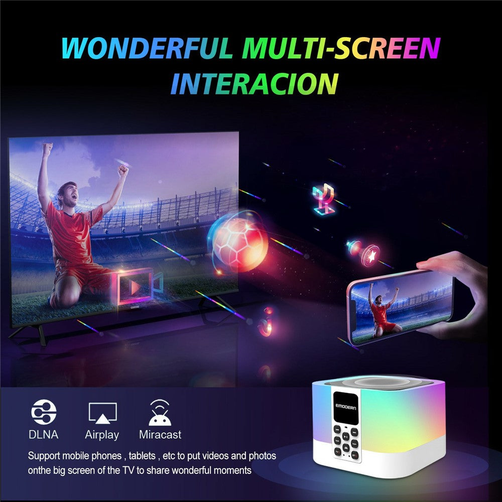 EMODERN Z1 MIX 2+16GB 8K TV Box Android 15.0 WiFi 6 2.4G / 5G Bluetooth-compatible Speaker with Voice Remote