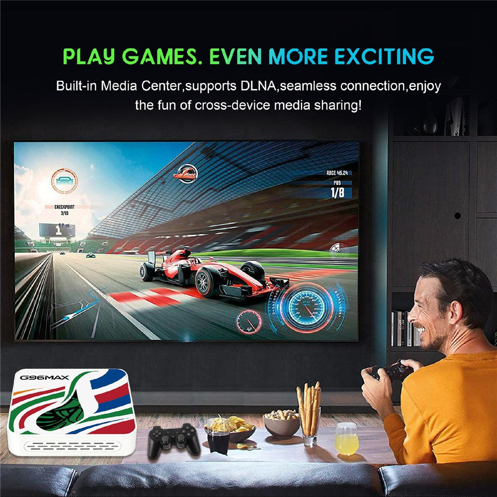 G96MAX Android 16 TV Box S905L 8K Media Player Streaming Device Built-in Chromecast, 8+128GB