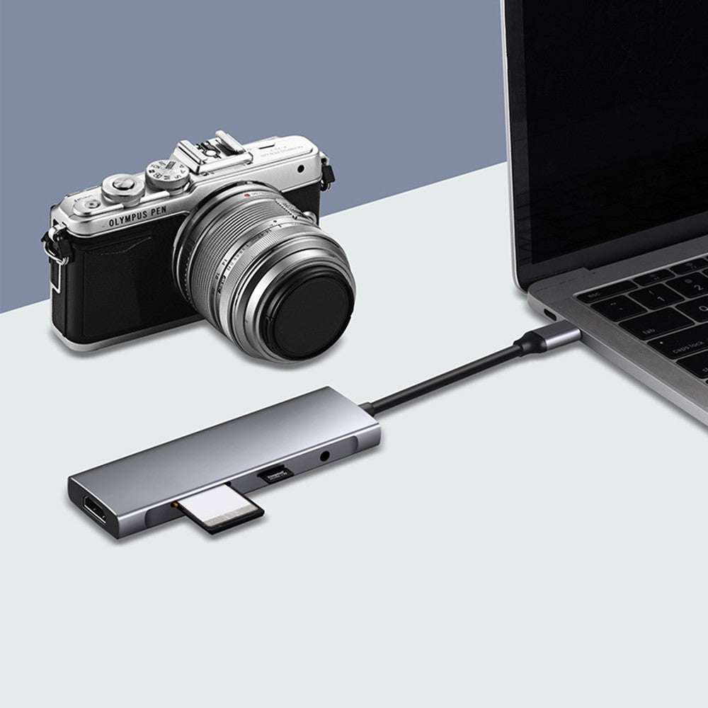 9 in 1 Docking Station 4K 30Hz USB C Hub HD Compatible 100W PD USB 3.0 + 2.0 Multiport Adapter for Laptop PC