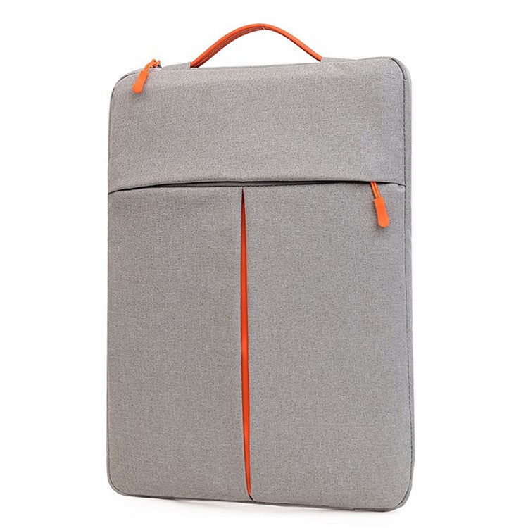 För 13-14 tums bärbar datorväska Vertikal vattenavvisande skyddsfodral i nylon med blixtlåsficka 34 x 24 x 3C