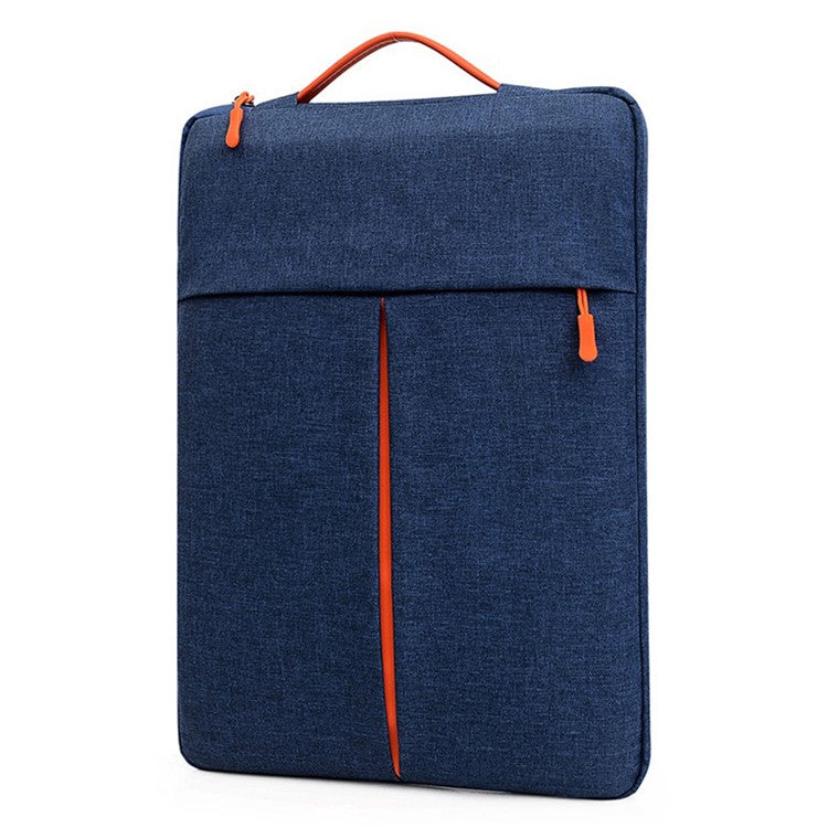 För 13-14 tums bärbar datorväska Vertikal vattenavvisande skyddsfodral i nylon med blixtlåsficka 34 x 24 x 3C