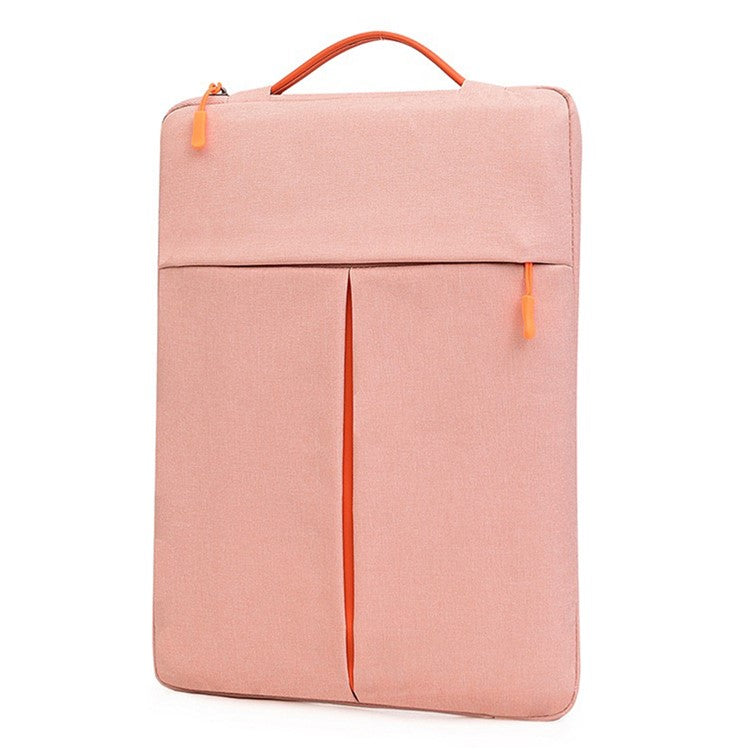 För 13-14 tums bärbar datorväska Vertikal vattenavvisande skyddsfodral i nylon med blixtlåsficka 34 x 24 x 3C