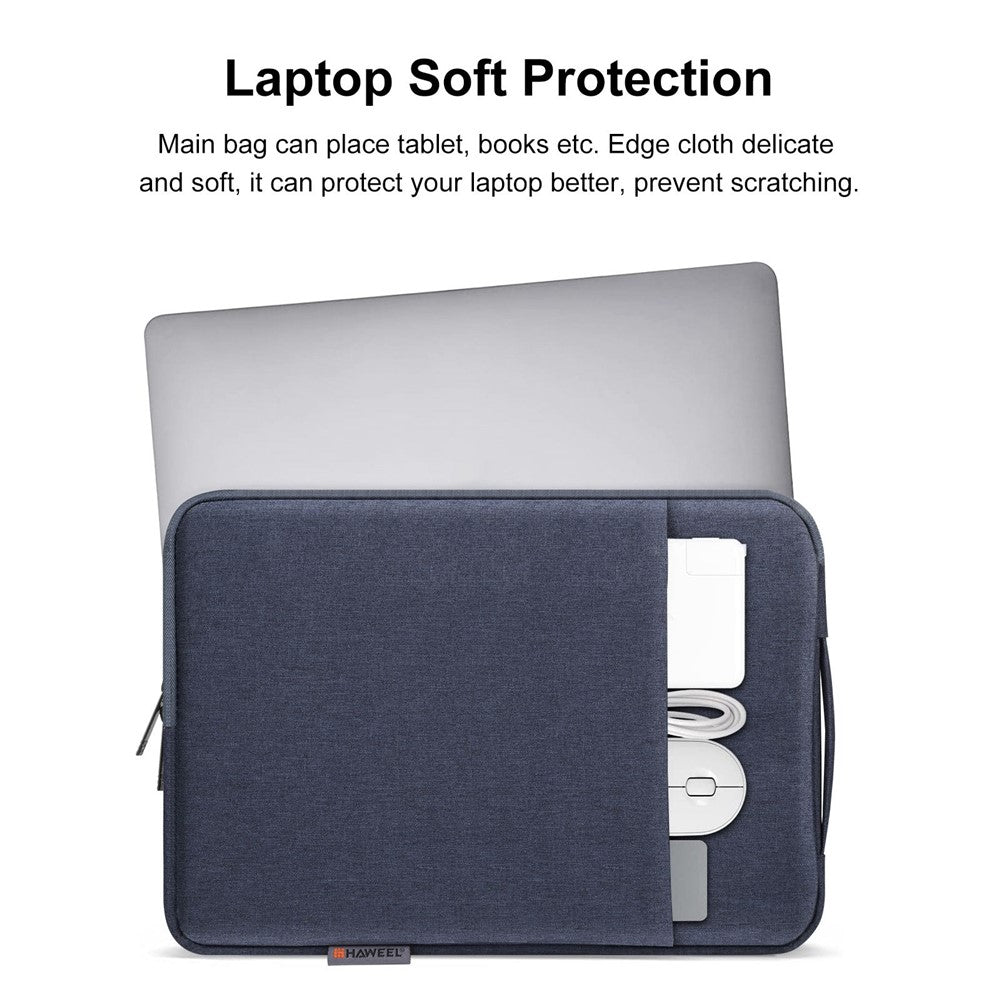 HAWEEL HWL7019 For 12.5-13.5 inch MacBook 12-inch with Retina Display(2015) / MacBook Air 13 inch (2022) / (2020) / (2018) Anti-Scratch Carrying Case Protective Sleeve Bag with Handle