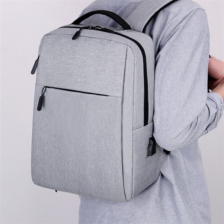1101 Business Laptop-ryggsäck Oxford-tyg vattentät ryggsäck med USB-laddningsport för reseskola